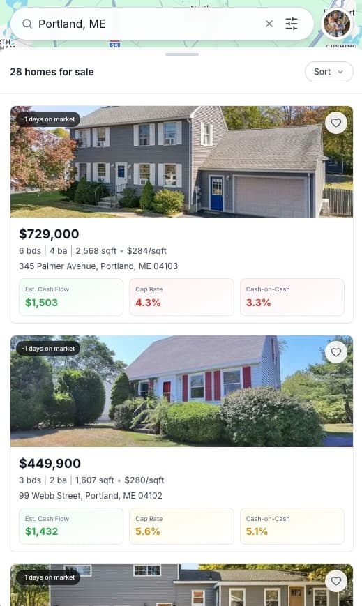 Maine real estate properties